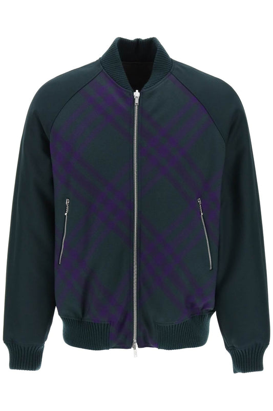 Burberry Check Reversible Bomber Jacket Men