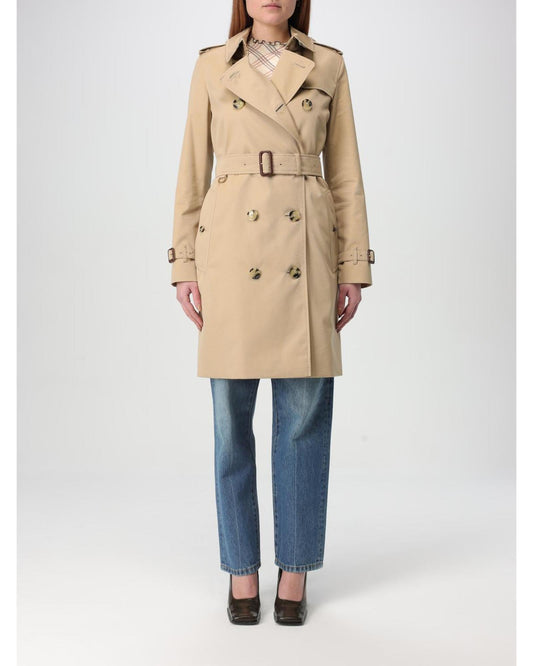 Burberry Classic Trench Coat Belted Women Honey Jackets 34 Honey