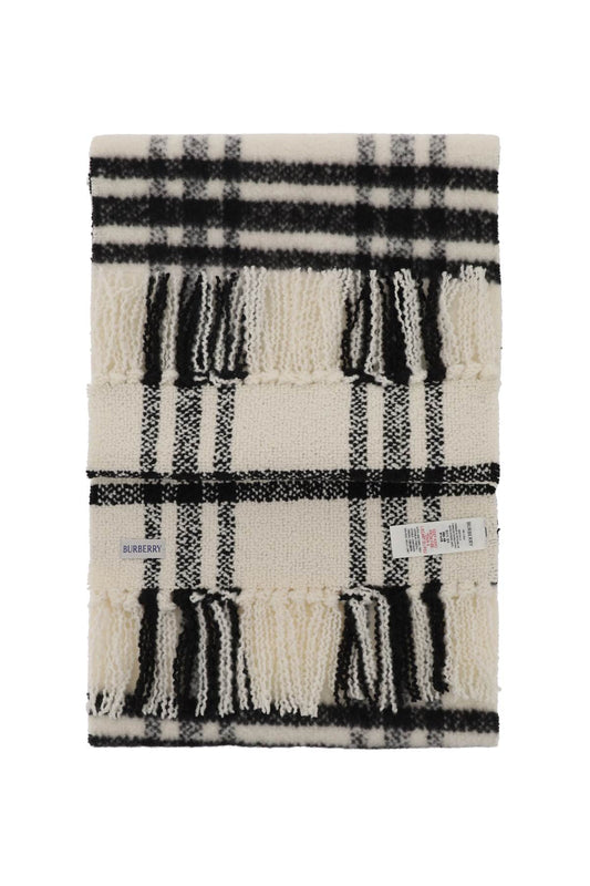 Burberry Check Wool Scarf Women