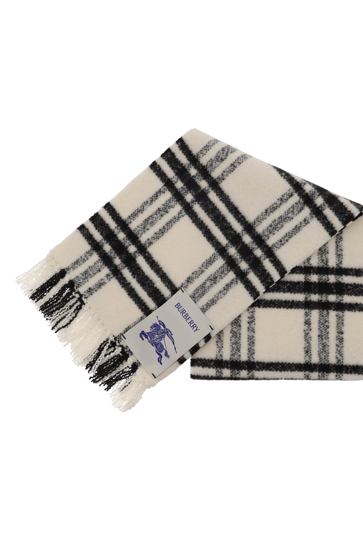 Burberry Check Wool Scarf Women