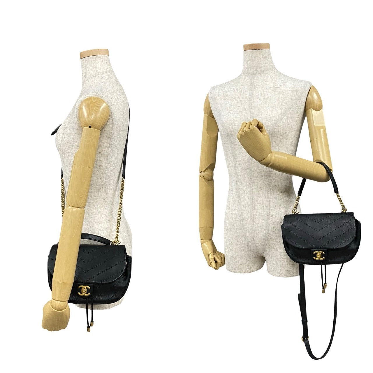 Chanel Coco Mark Leather 2way Bag