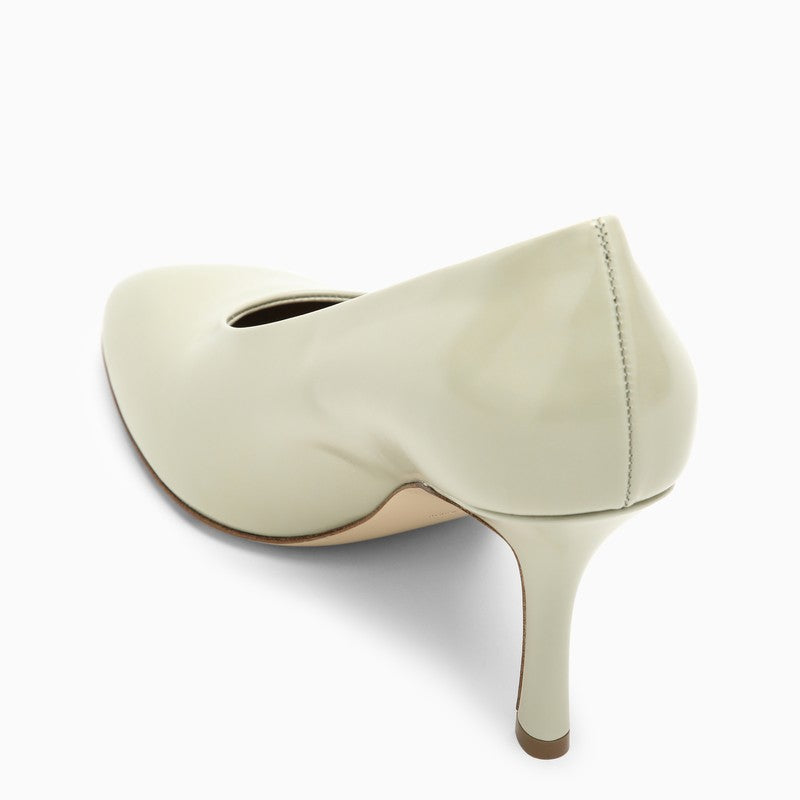 Burberry Leather Décolleté Baby Beige Women