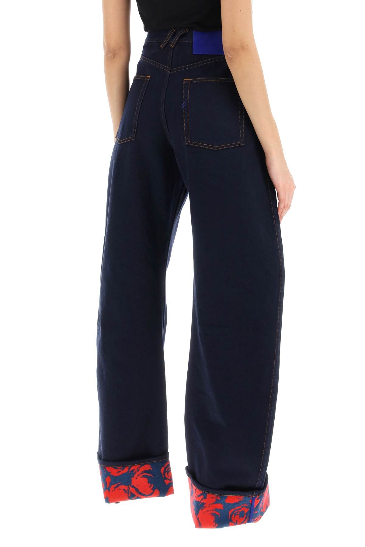 Burberry Japanese Denim Curved Leg Jeans In 10 Words Women