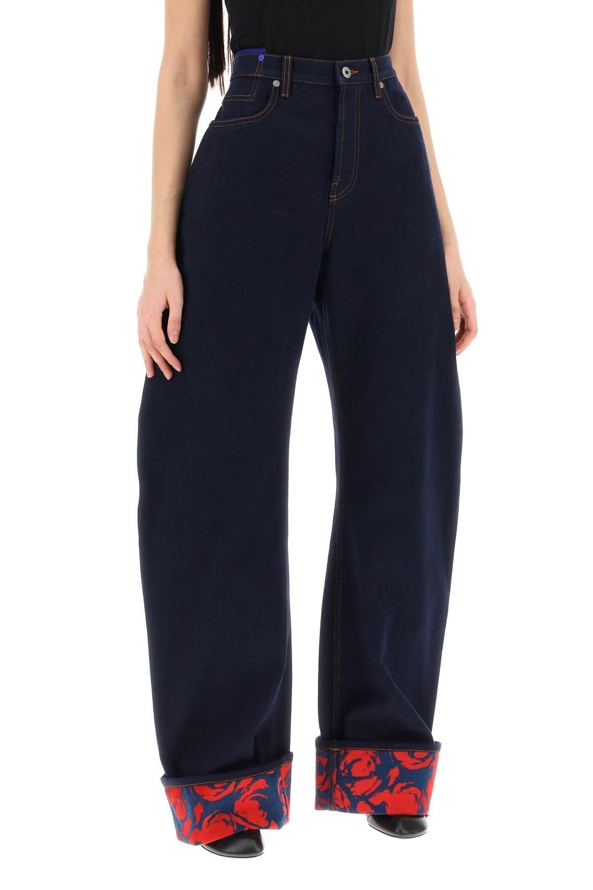 Burberry Japanese Denim Curved Leg Jeans In 10 Words Women