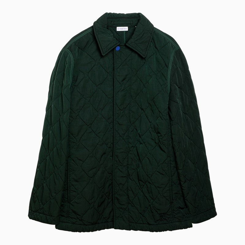 Burberry Ivy-Coloured Quilted Jacket In Nylon Women