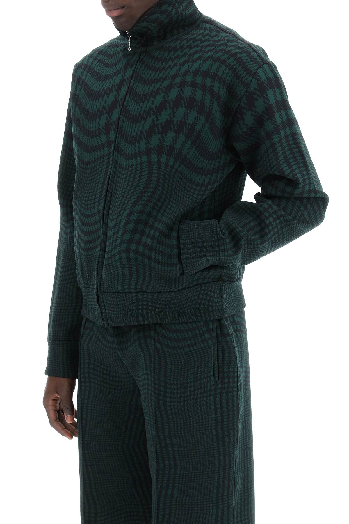Burberry Distorted Pied-De-Poule Pattern Men
