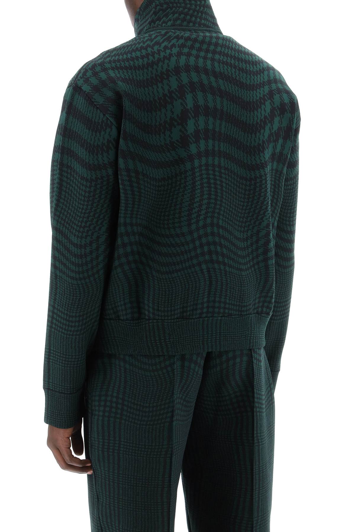 Burberry Distorted Pied-De-Poule Pattern Men