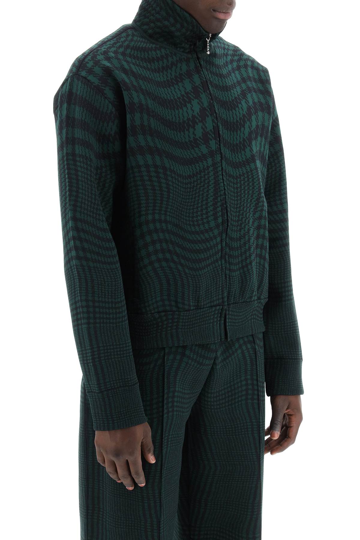 Burberry Distorted Pied-De-Poule Pattern Men