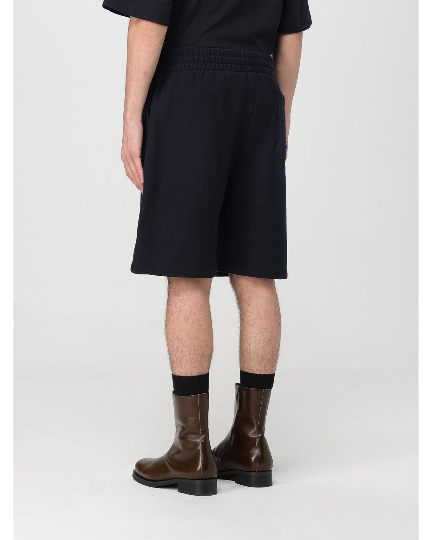 Burberry Relaxed Fit Sweatshorts Men Black Shorts