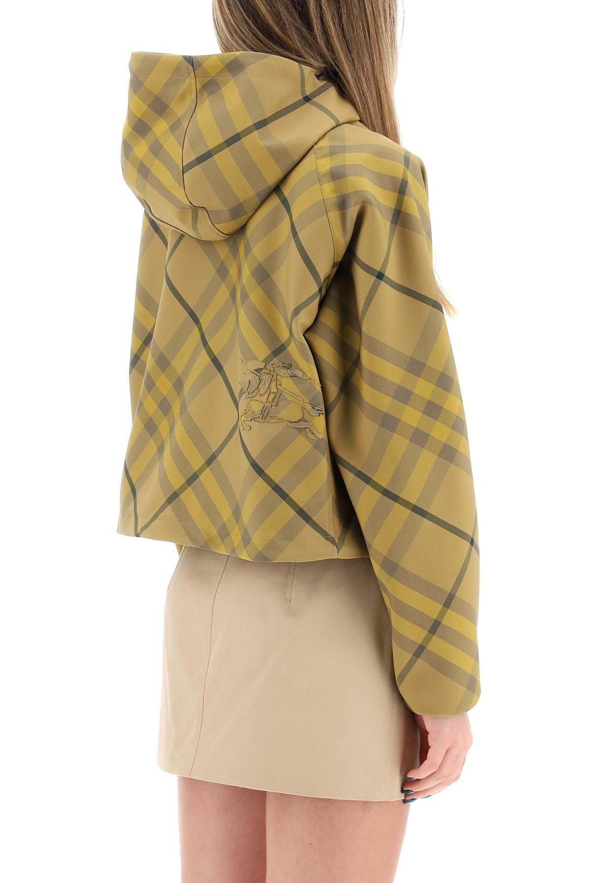 Burberry "Cropped Burberry Check Jacket" Women