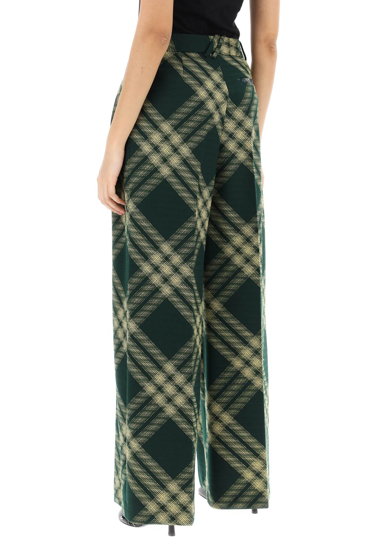 Burberry Check Palazzo Pants Women