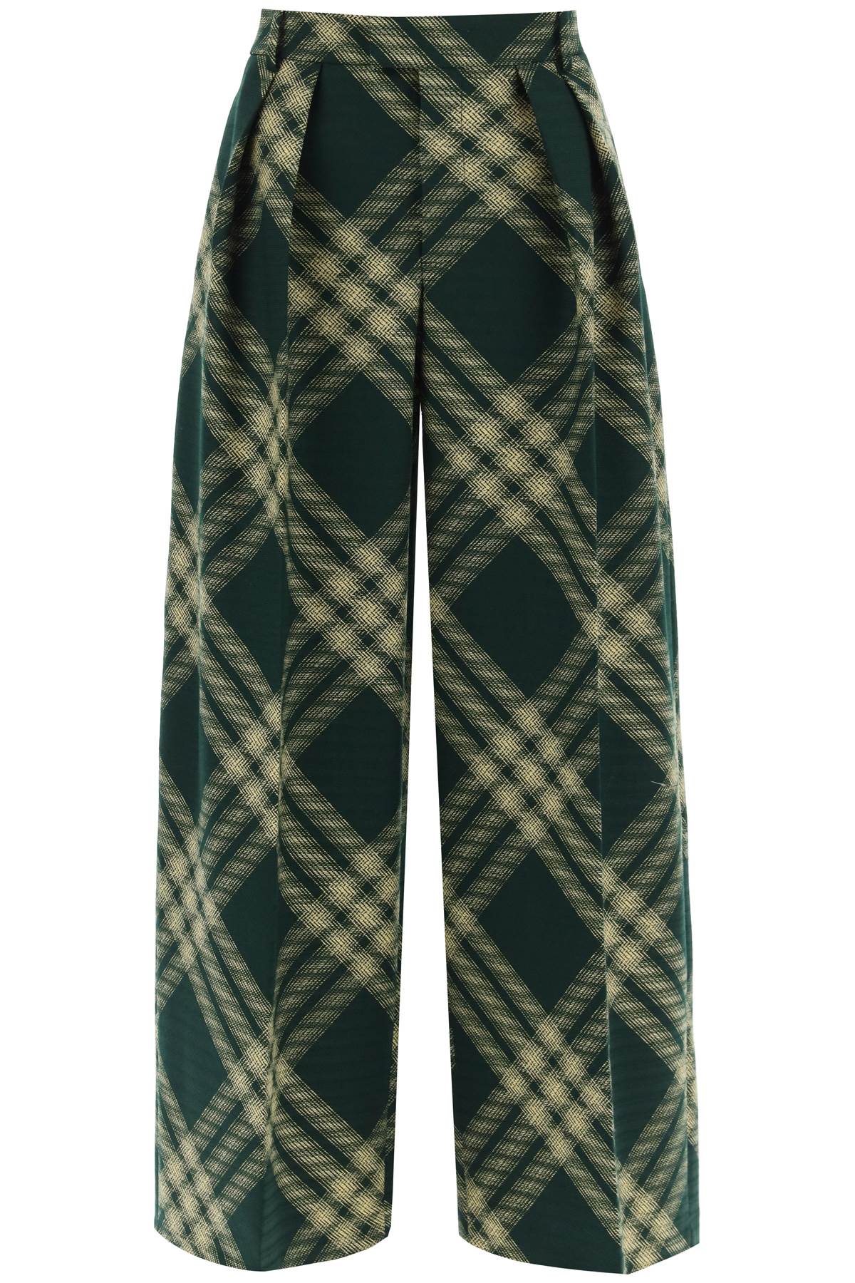 Burberry Check Palazzo Pants Women