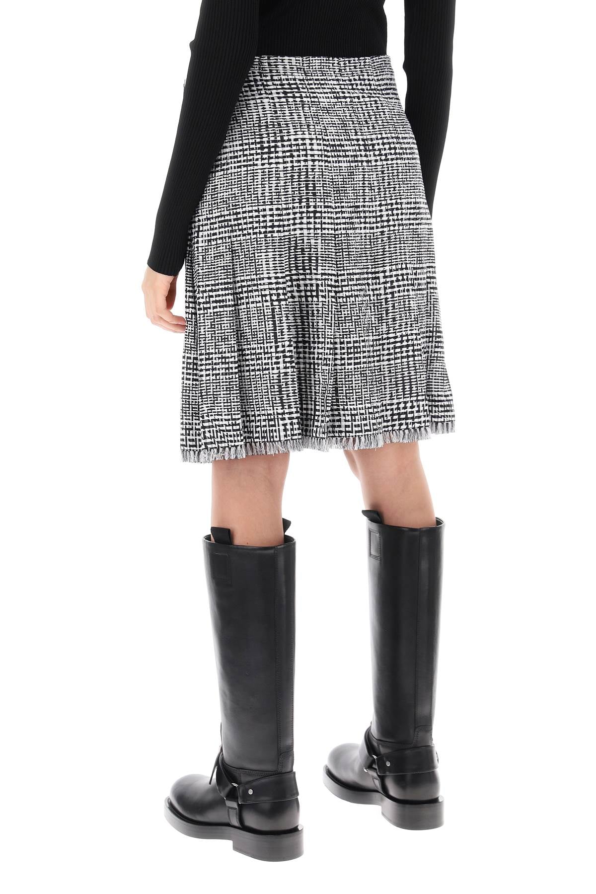 Burberry Houndstooth Plaid K Women