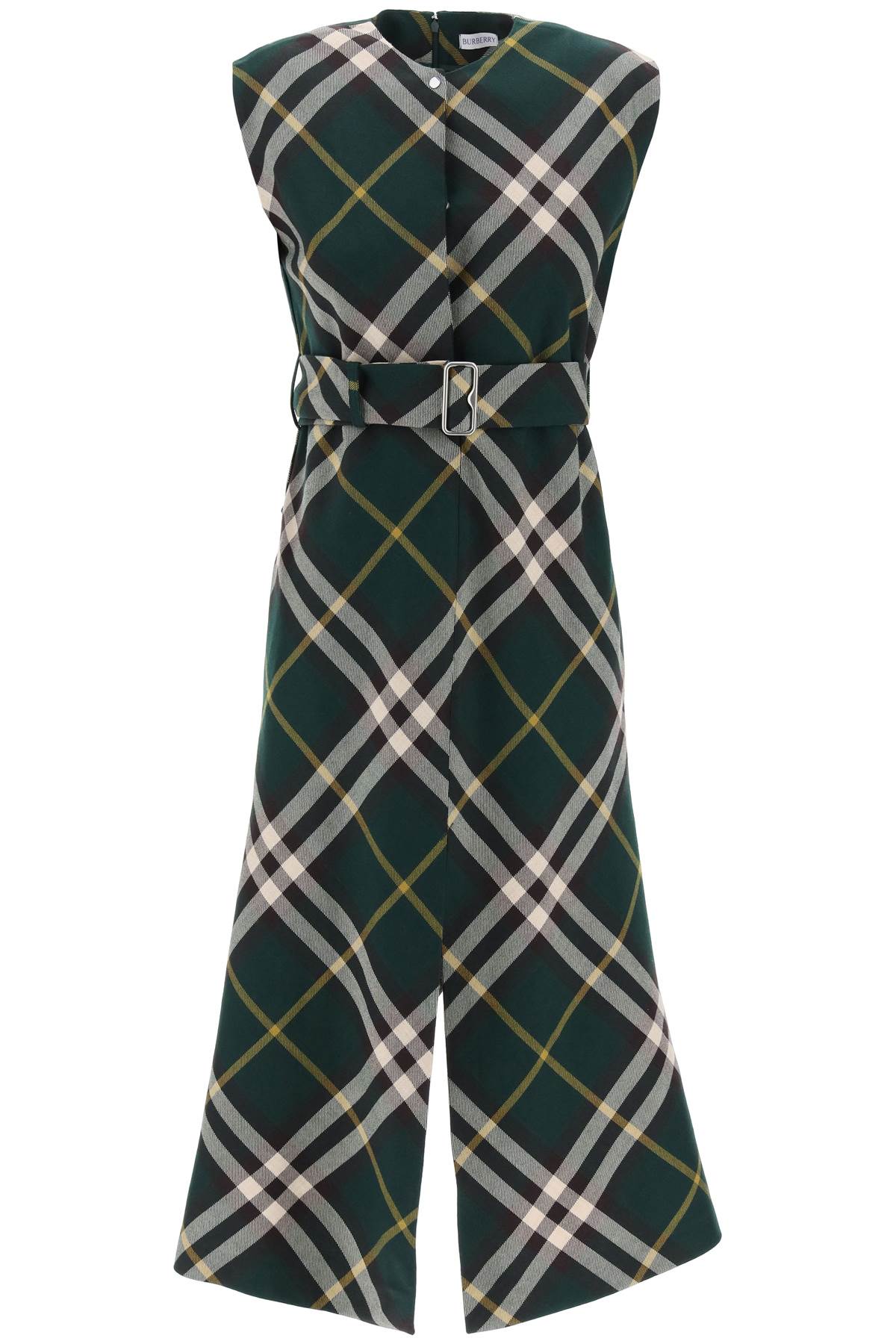 Burberry Ered Wool Midi Dress Women
