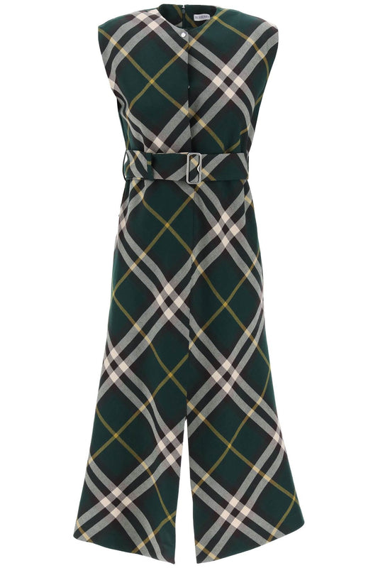 Burberry Ered Wool Midi Dress Women