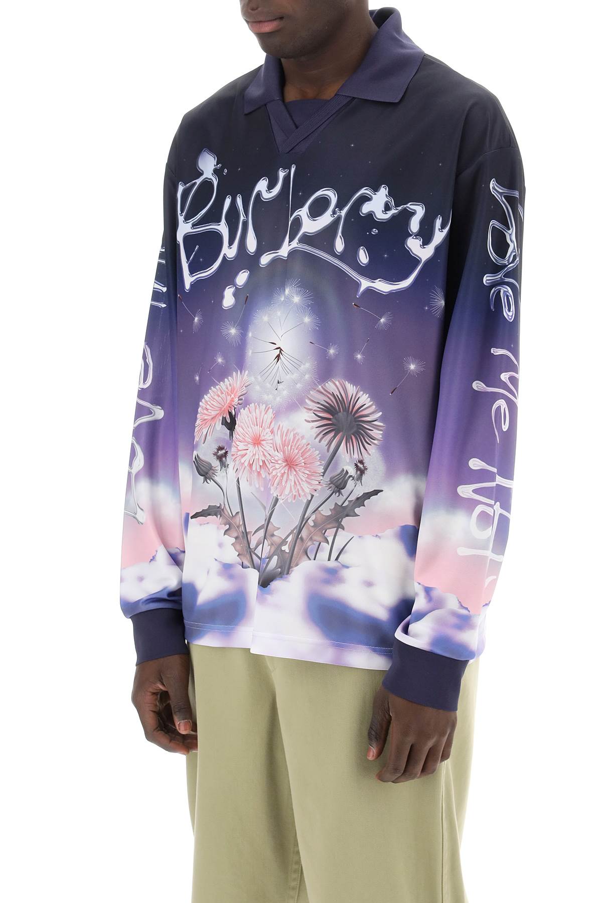 Burberry Long-Sleeved T-Shirt With Dandel Men