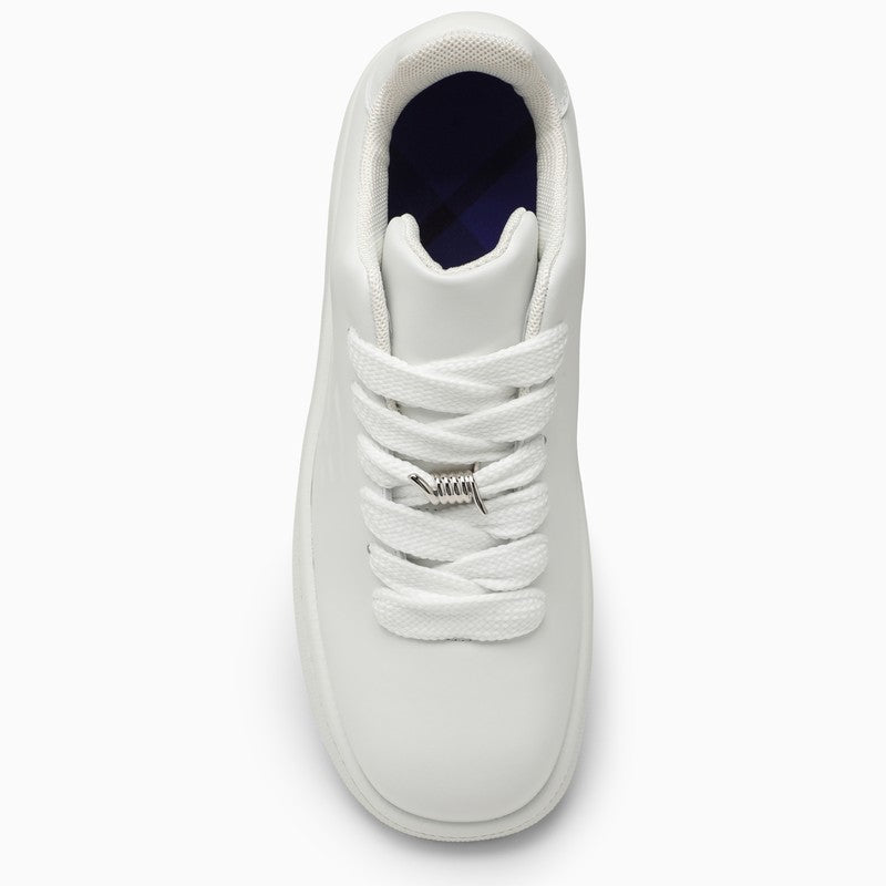 Burberry Box White Leather Trainer Men