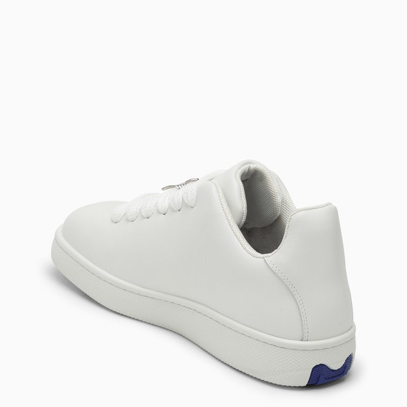 Burberry Box White Leather Trainer Men
