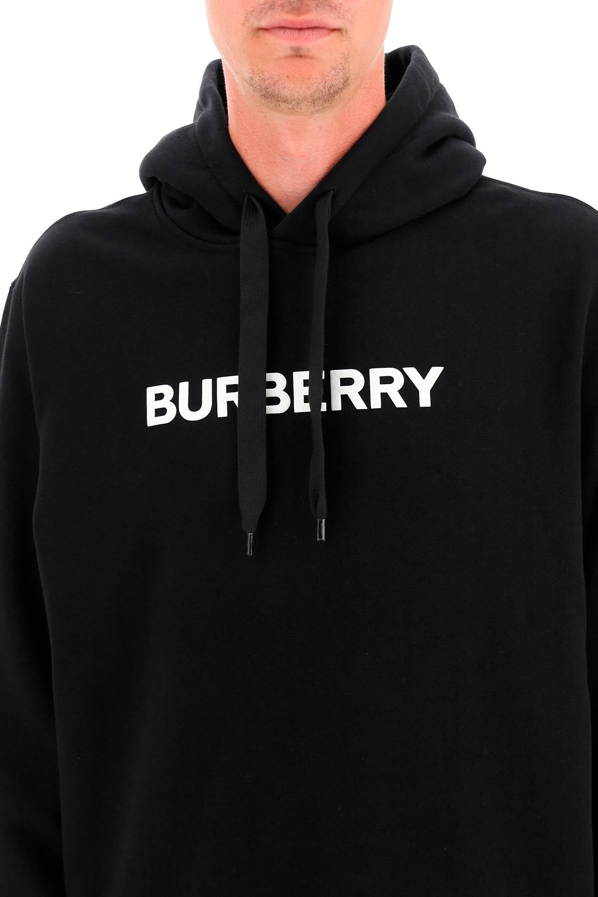 Burberry Ansdell Hoodie With Logo Print Men