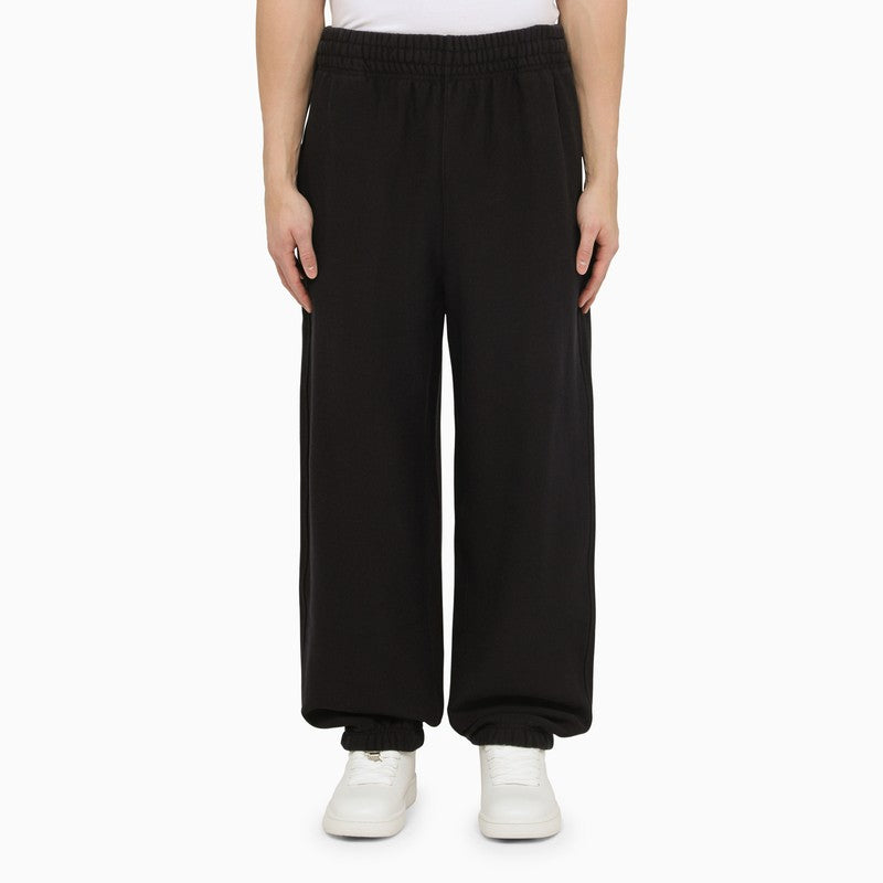 Burberry Black Cotton Jogging Pants Men