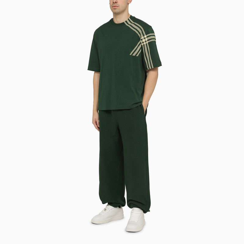 Burberry Ivy Green Cotton Jogging Pants Men