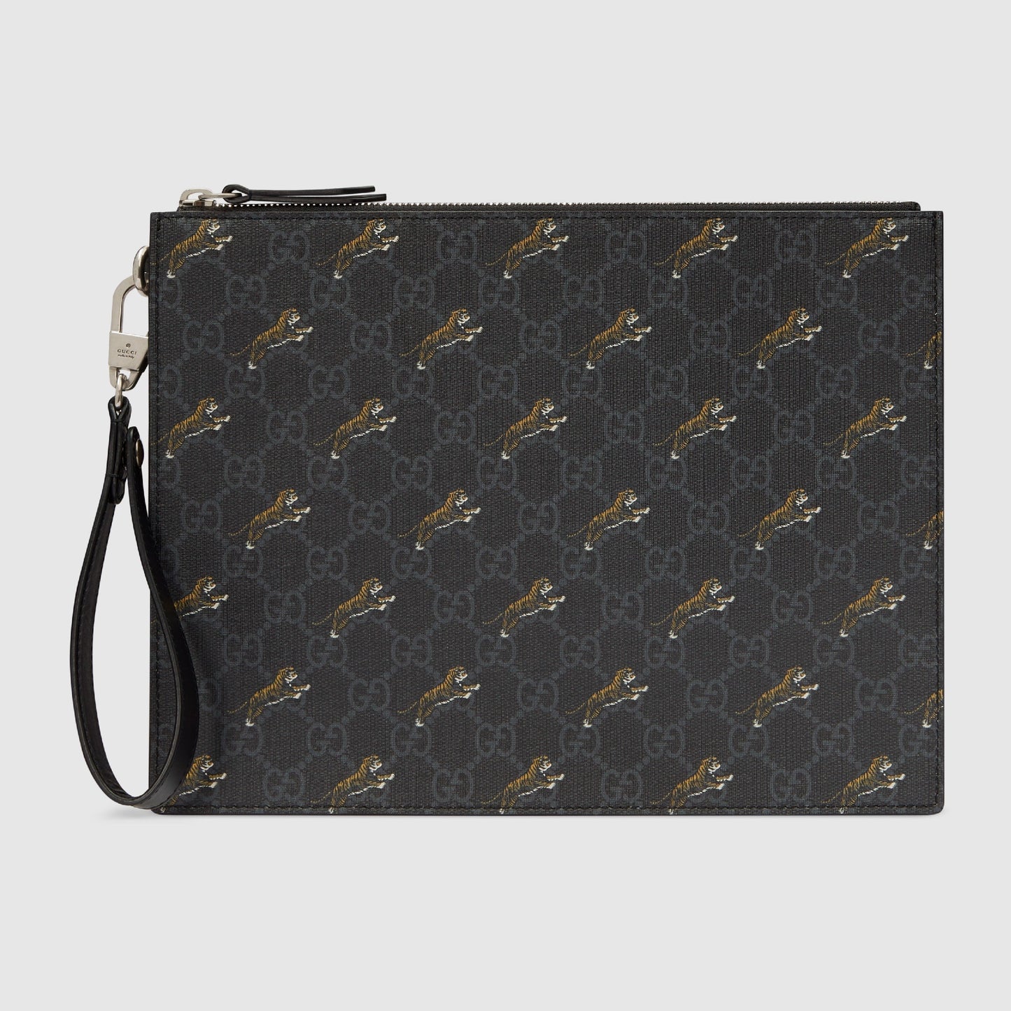 Gucci GG Tiger Printed Coated Canvas Pouch