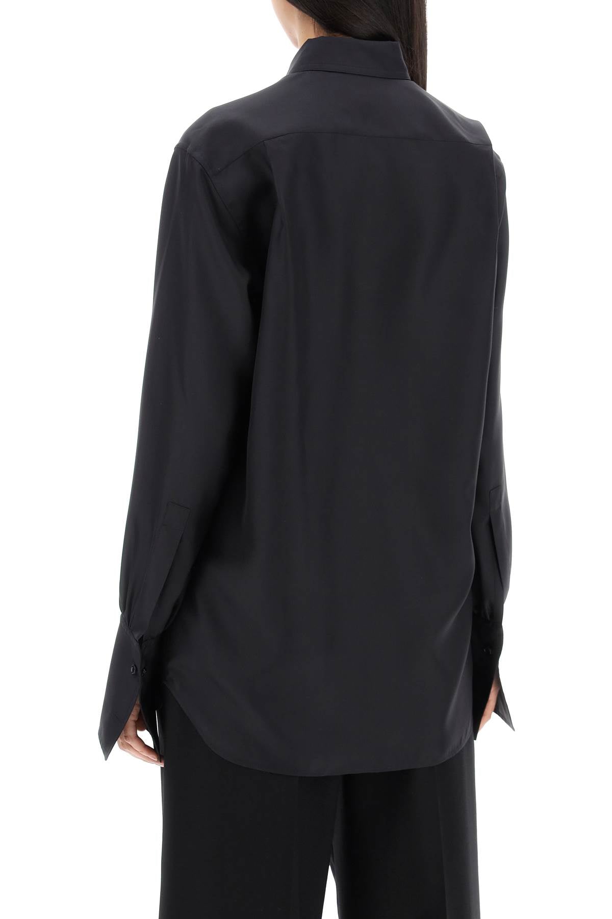 Burberry Long-Sleeved Silk Shirt Women