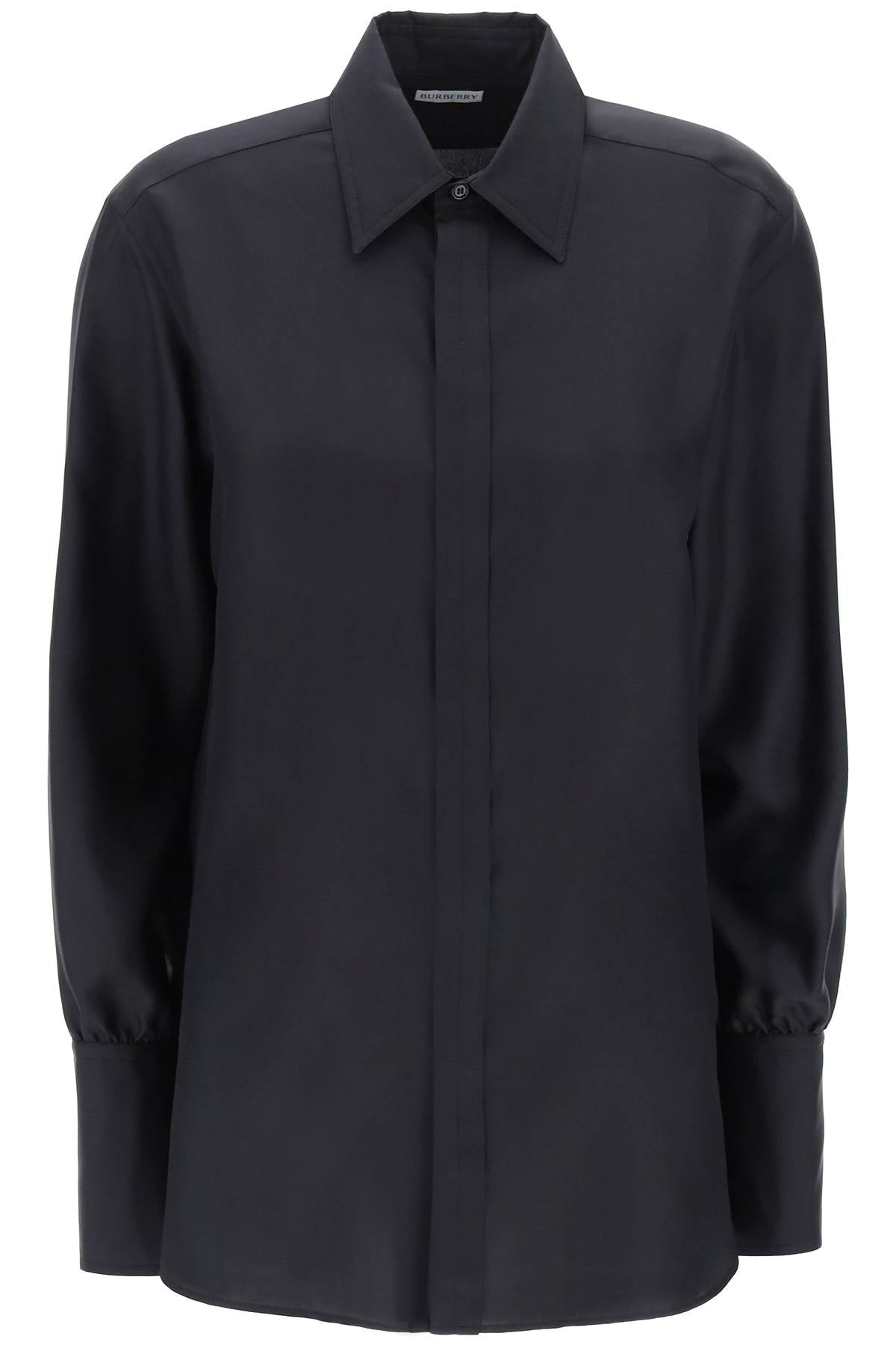 Burberry Long-Sleeved Silk Shirt Women