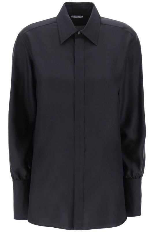 Burberry Long-Sleeved Silk Shirt Women