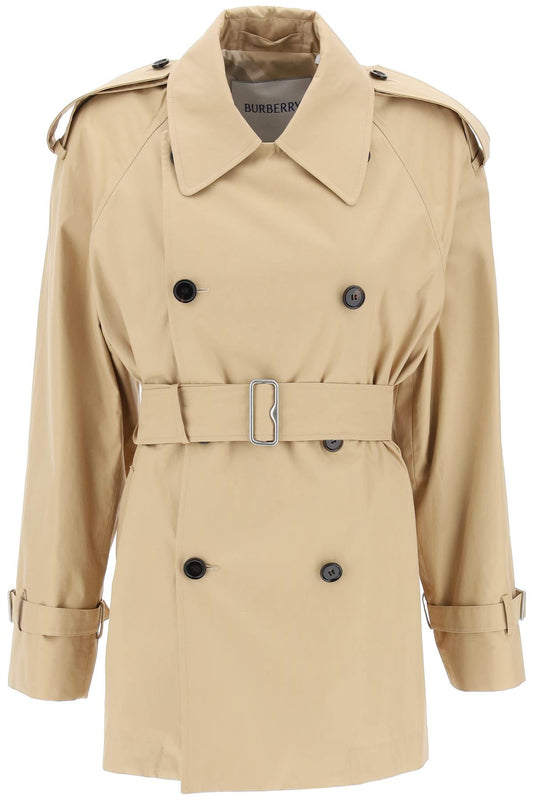 Burberry Double-Breasted Midi Trench Coat Women