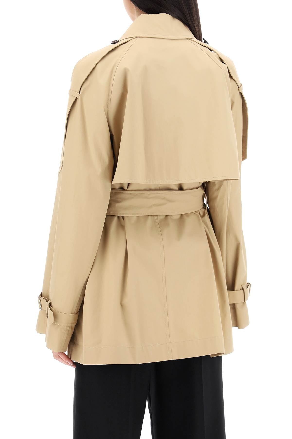 Burberry Double-Breasted Midi Trench Coat Women