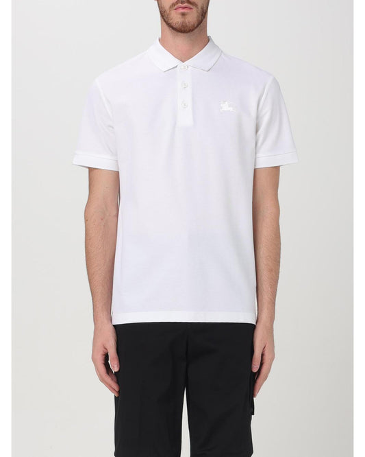 Burberry Short Sleeve Polo Shirt Men White Regular L White