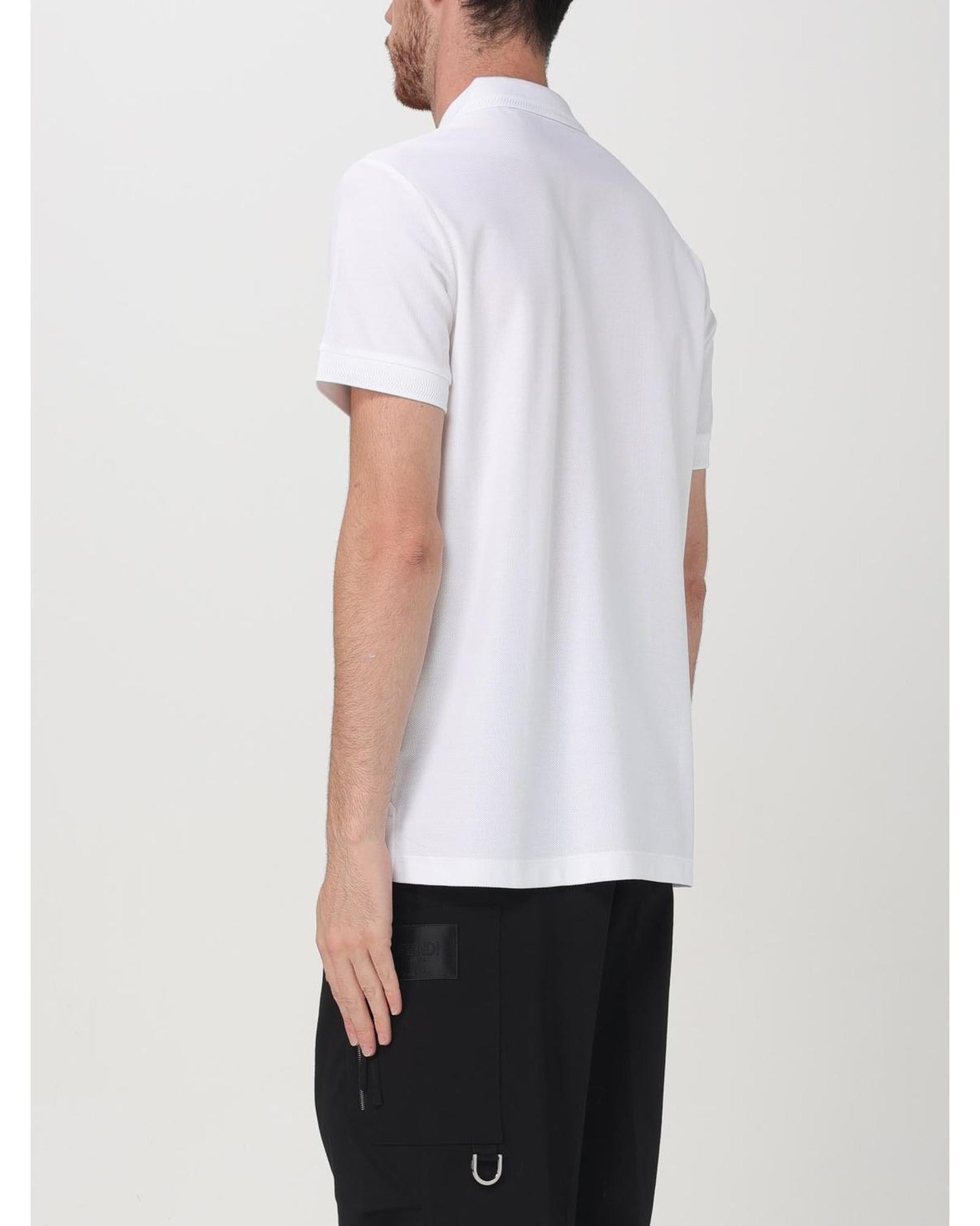 Burberry Short Sleeve Polo Shirt Men White