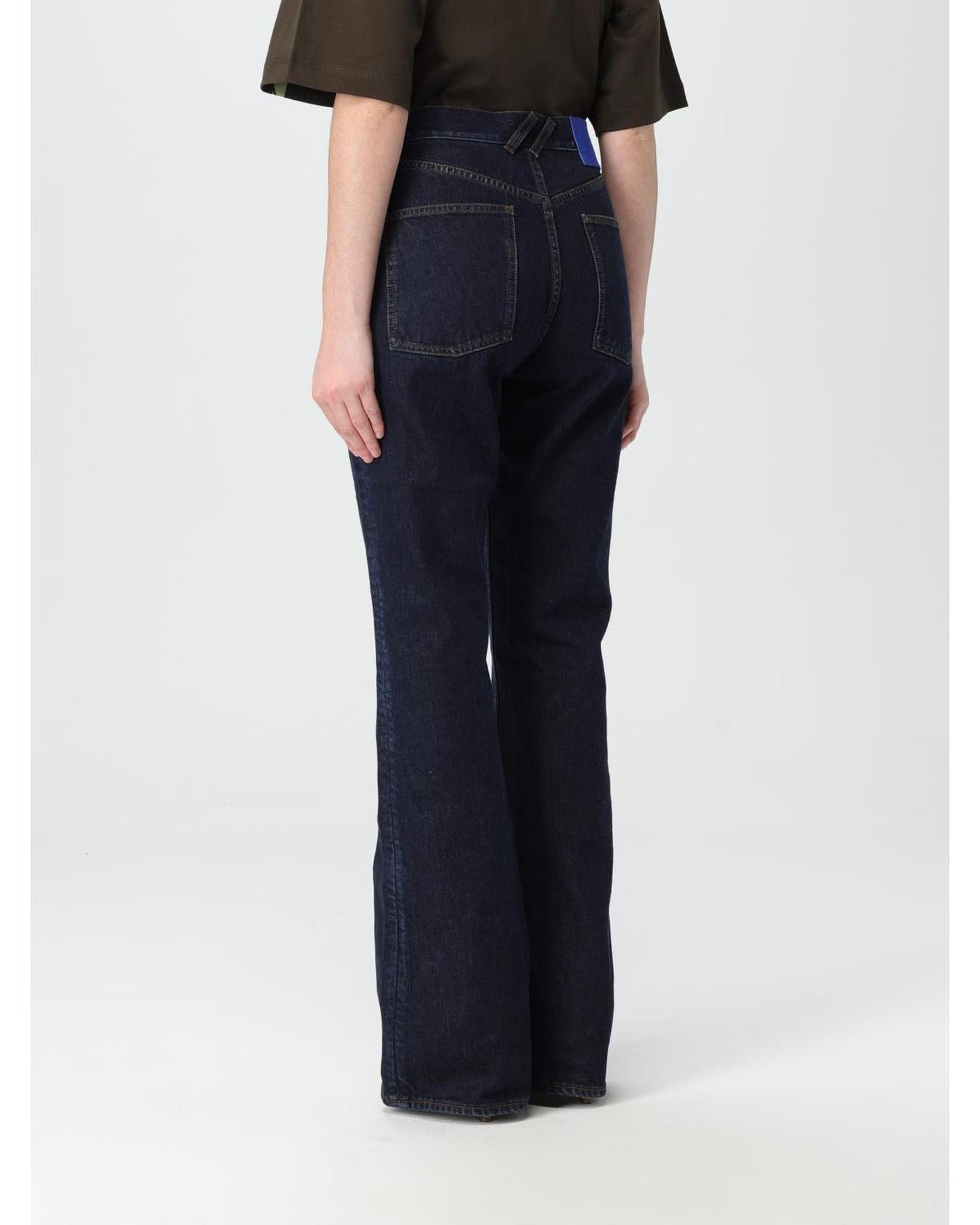 Burberry Bootcut Jeans Women Blue