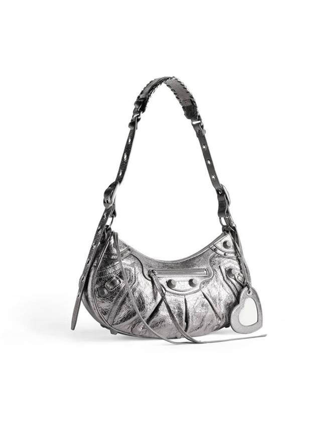 Luxury Balenciaga  Le Cagole Small Shoulder Bag Silver
