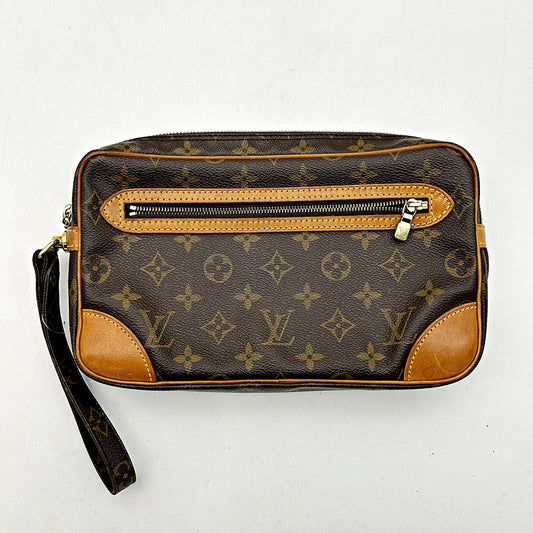 LOUIS VUITTON Monogram Pochette Marly Dragonne lv5536cc