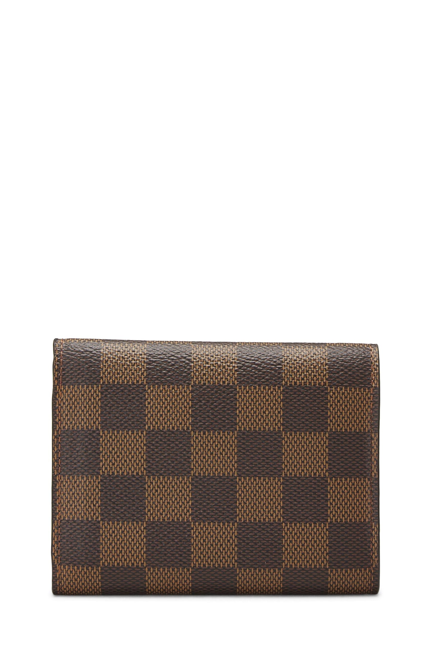 Louis Vuitton,  Red Damier Ebene Victorine Wallet, Red