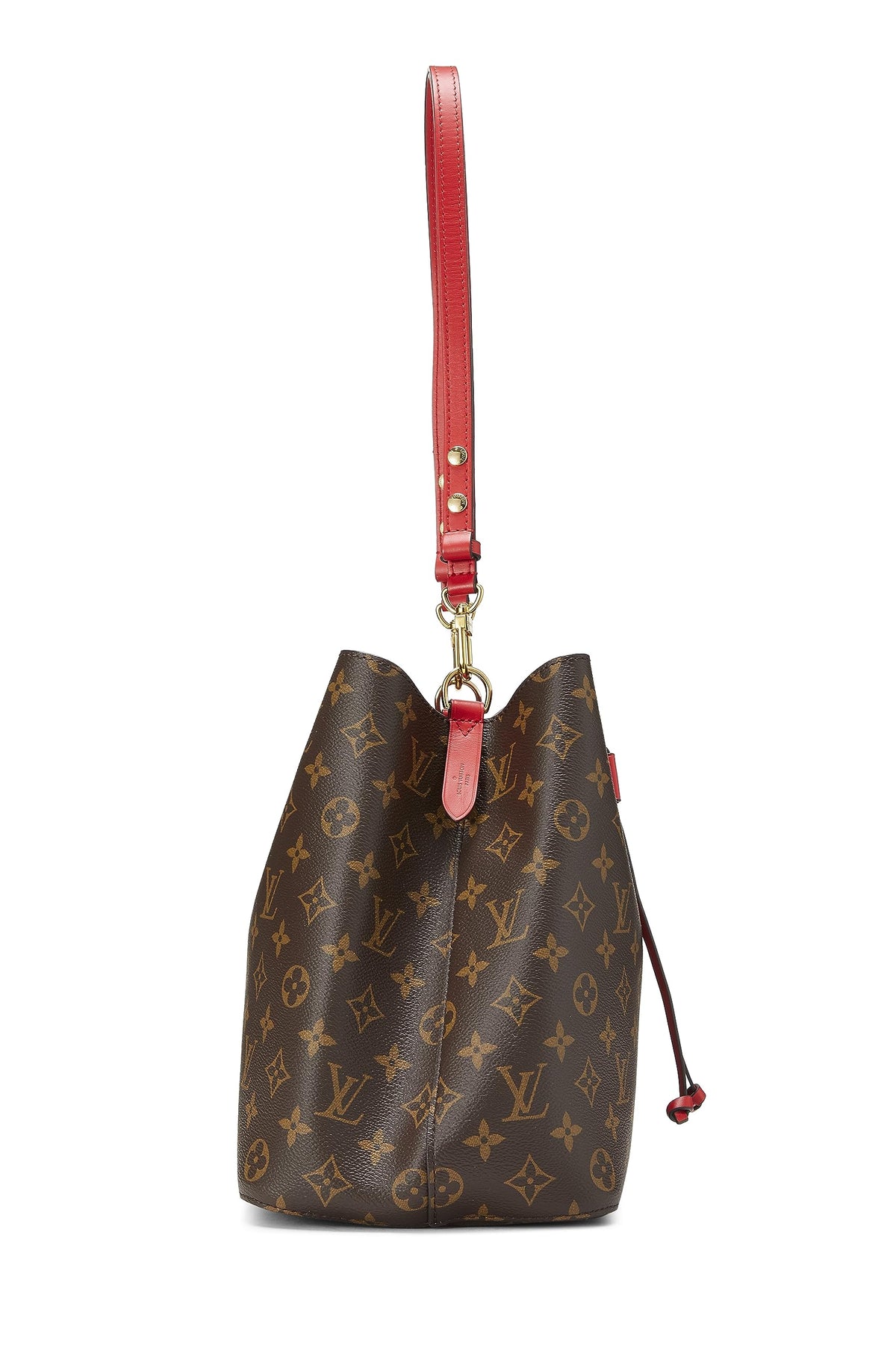 Louis Vuitton,  Red Monogram Canvas Neo Noé, Red