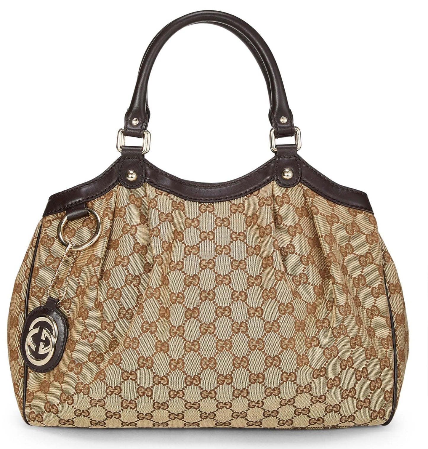 Gucci, Original GG Canvas Sukey Tote, Brown