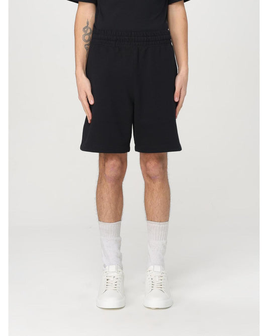 Burberry Cotton Shorts Relaxed Fit Men Black Regular M Black