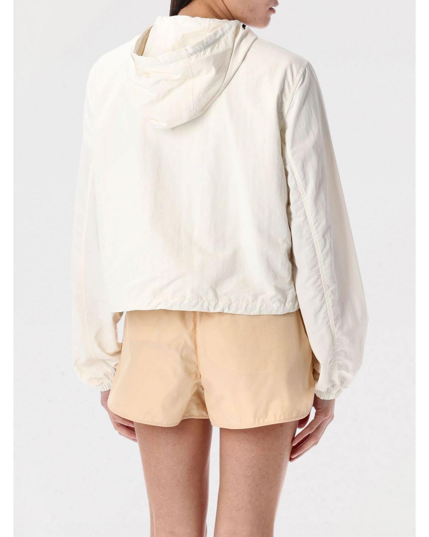 Burberry Lightweight Hooded Track Jacket Women White