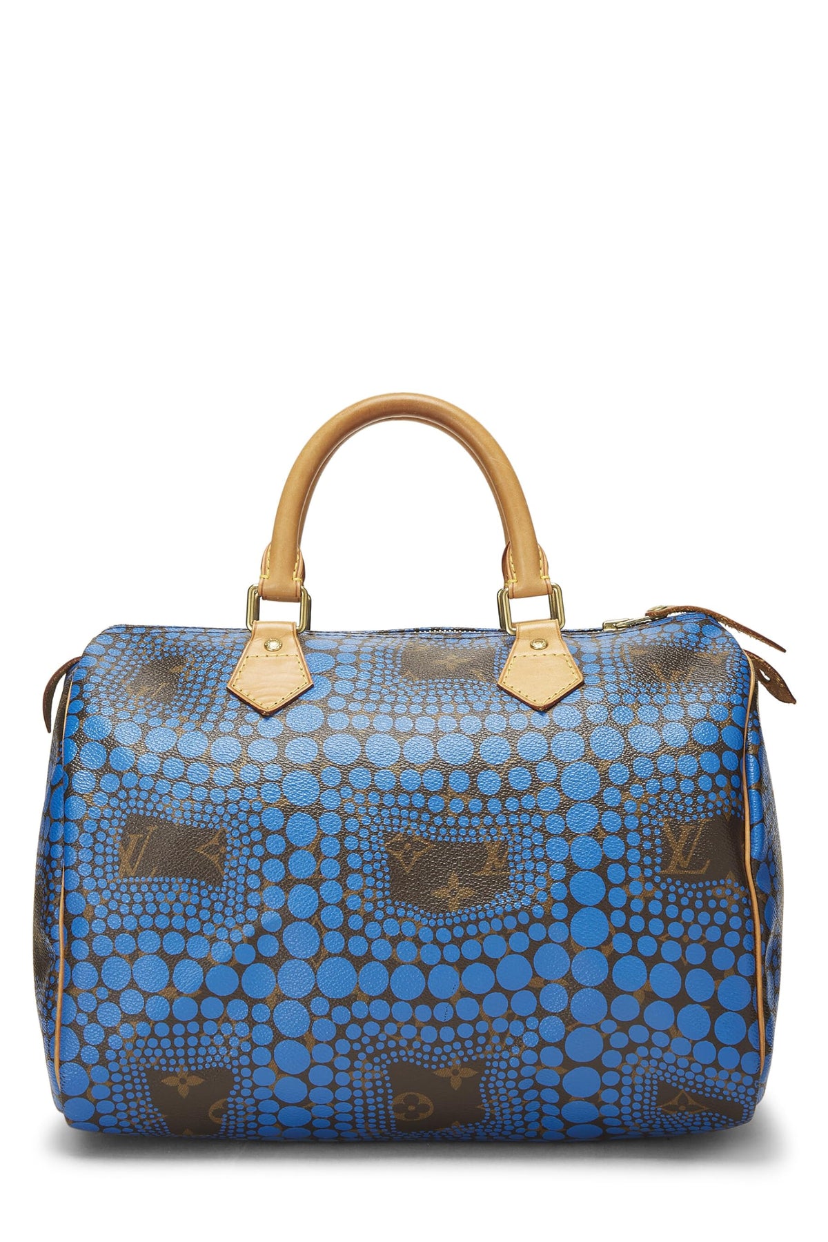Louis Vuitton,  Yayoi Kusama x Louis Vuitton Blue Monogram Dots Infinity Speedy 30, Blue
