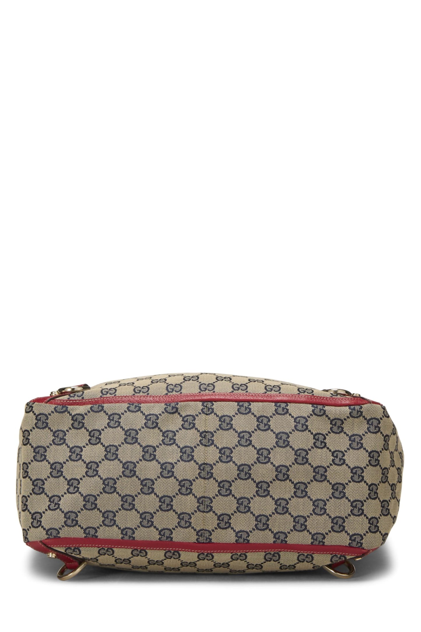 Gucci, Red Original GG Canvas D-Ring Abbey Vertical Tote, Red
