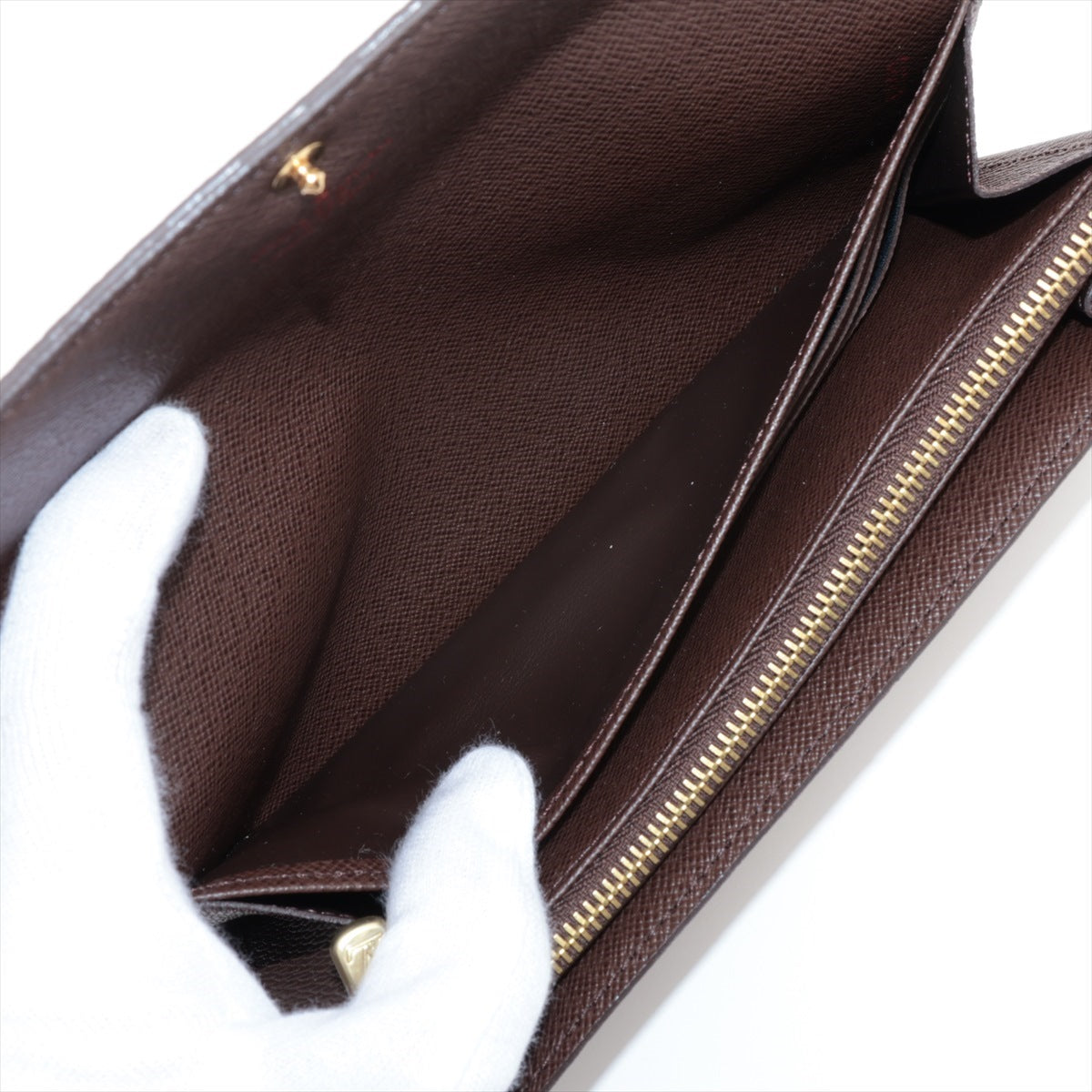 LOUIS VUITTON Sarah Long Wallet in Damier N61734