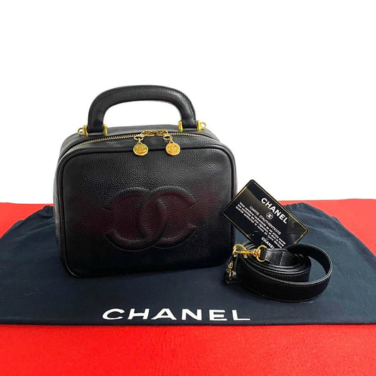 Chanel Coco Mark Caviar Skin 2way Bag