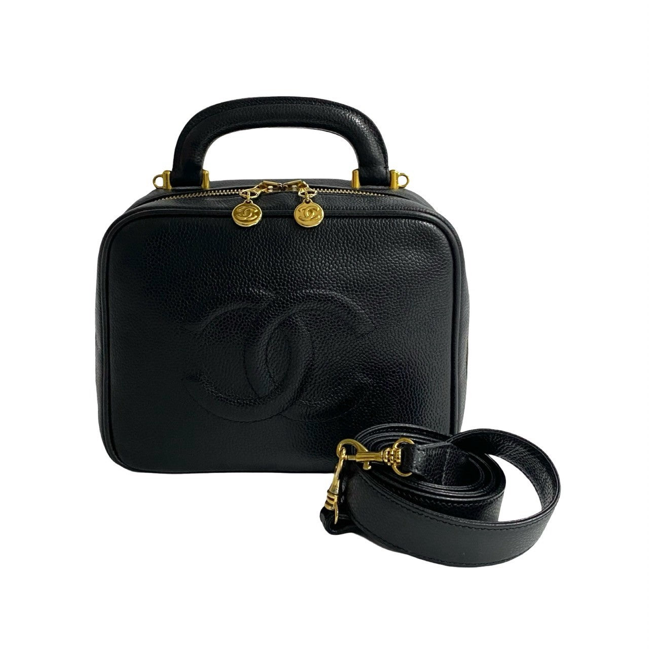 Chanel Coco Mark Caviar Skin 2way Bag