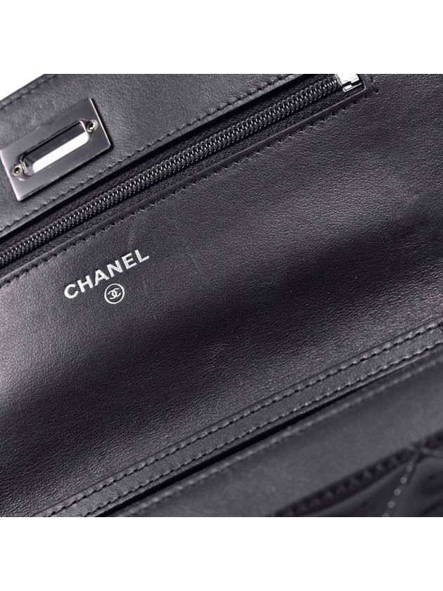 Women s new built in chip patent material WOC mini bag Chanel