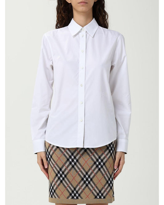 Burberry ButtonDown Long Sleeve Shirt Women White Shirts & Tops 36 White