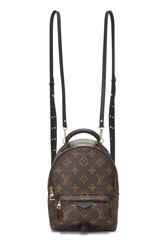 Louis Vuitton,  Monogram Canvas Palm Springs Backpack Mini, Brown