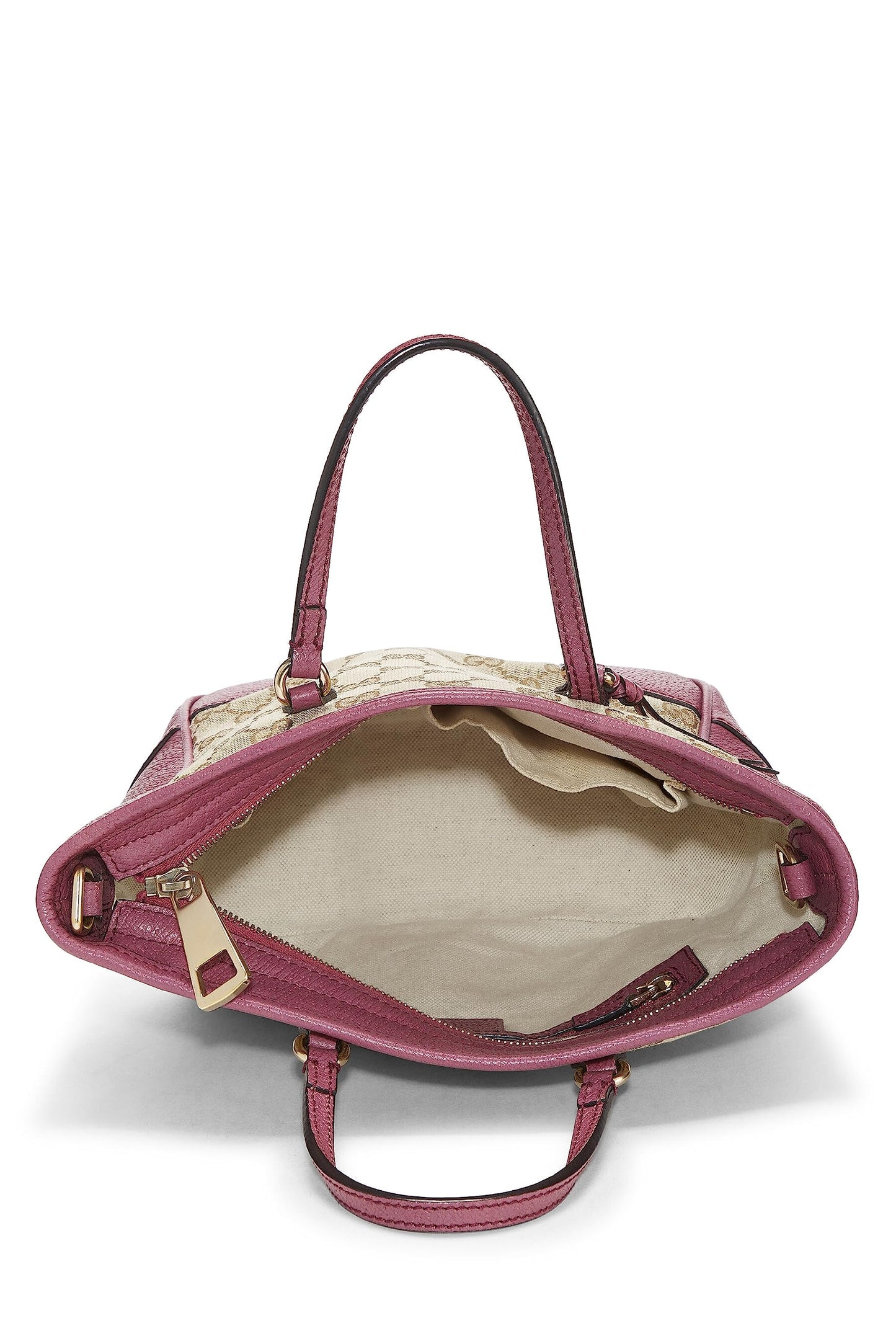 Gucci, Purple Original GG Canvas Bree Top Handle Tote Small, Purple